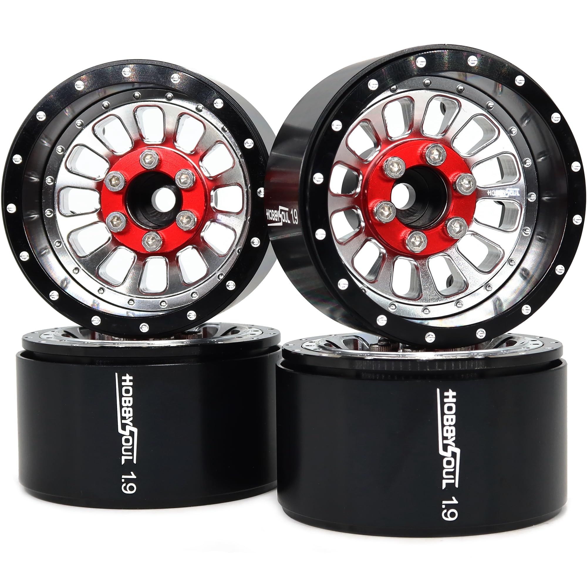 HOBBYSOUL 2.2インチ ラジコンホイール 4個 可変オフ　trx4 Amazon | 4個 RC タイヤ クローラー 2.2インチホイール140mm rc